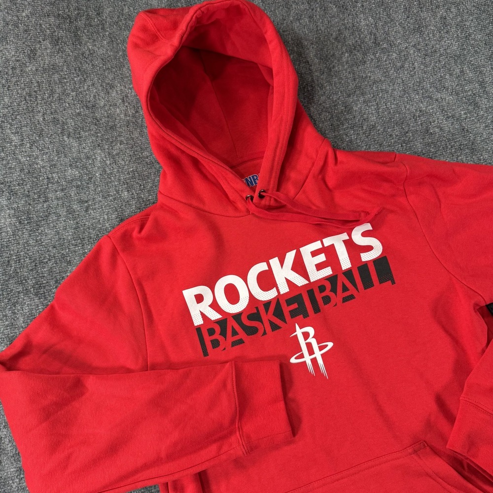 Houston Rockets Hoodie Mens Medium NBA Basketball Pullover‎ Sweatshirt Fan Gear